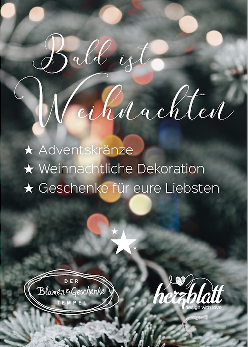 Flyer für Weihnachten